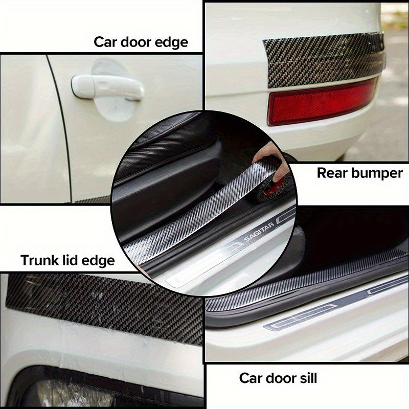 Car Door Edge Guard Carbon Fiber Bumper Protector Scratch Prevention