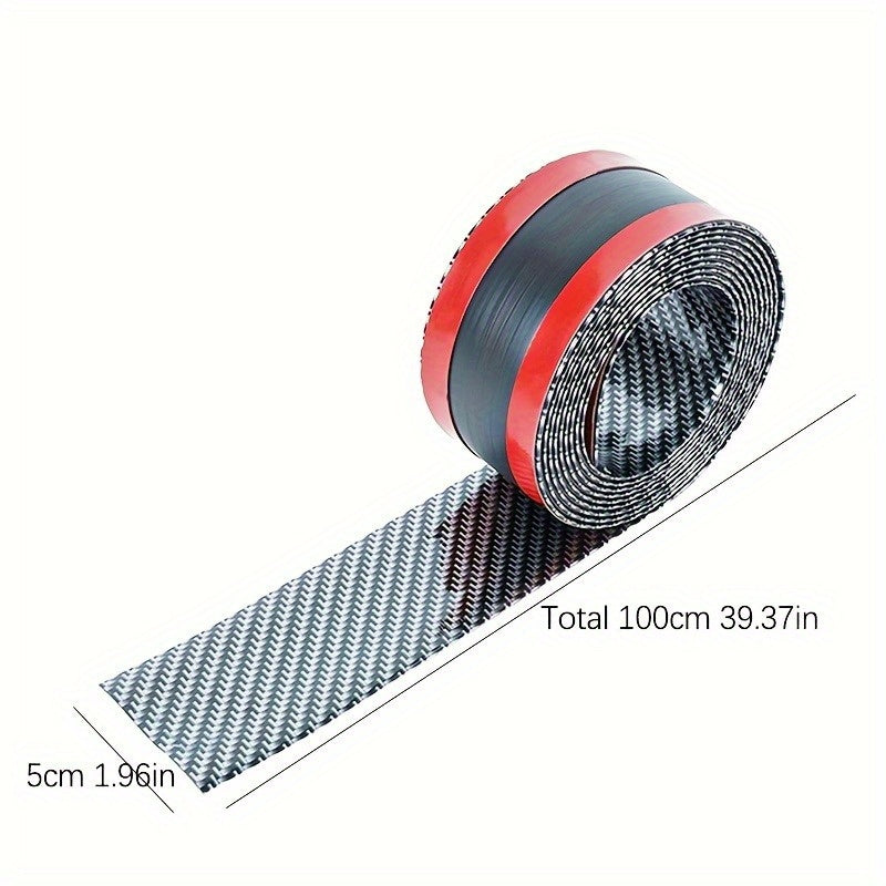 Car Door Edge Guard Carbon Fiber Bumper Protector Scratch Prevention