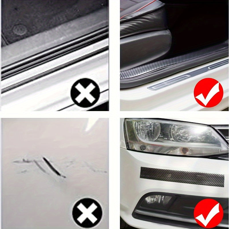 Car Door Edge Guard Carbon Fiber Bumper Protector Scratch Prevention