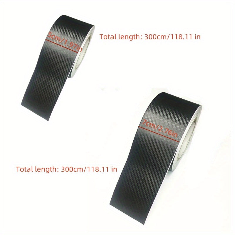 Avtomobil va uy yuzalari uchun karbon tolasi naqshli himoya filmi 5cm x 3m yoki 7cm x 3m