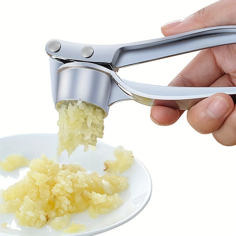 Stainless Steel Garlic Press and Ginger Crusher Manual Kitchen Gadget