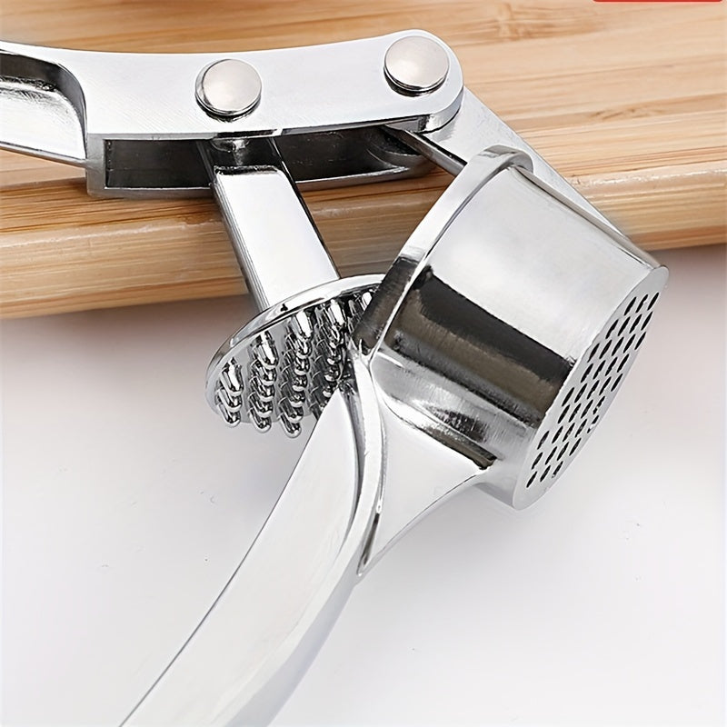 Stainless Steel Garlic Press and Ginger Crusher Manual Kitchen Gadget