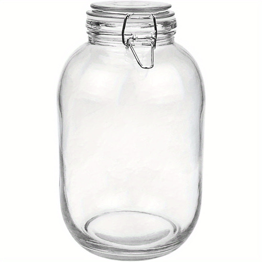 Tarro de cristal sin BPA con cierre hermético para almacenamiento de huevos en vinagre, té y aperitivos
