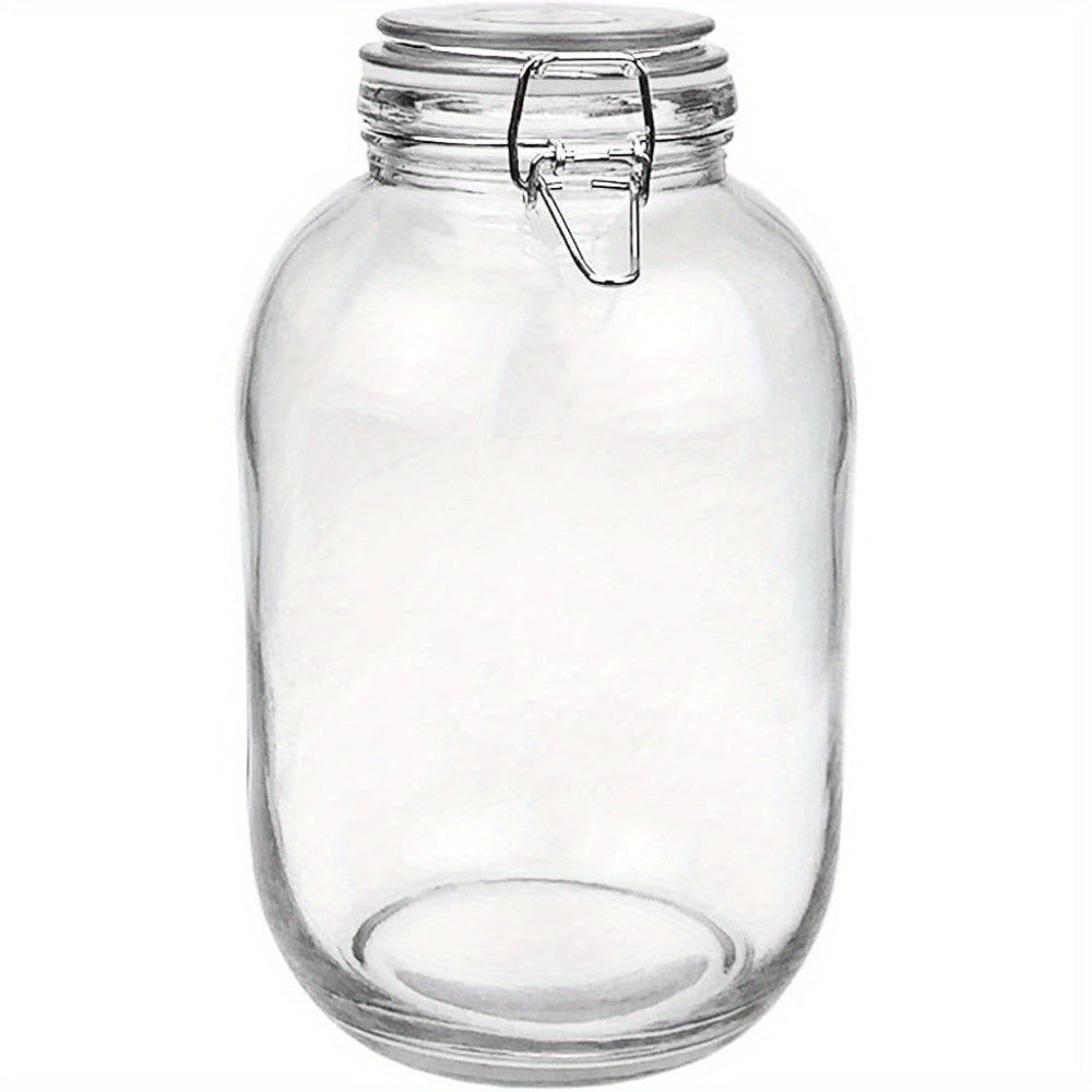 Tarro de cristal sin BPA con cierre hermético para almacenamiento de huevos en vinagre, té y aperitivos
