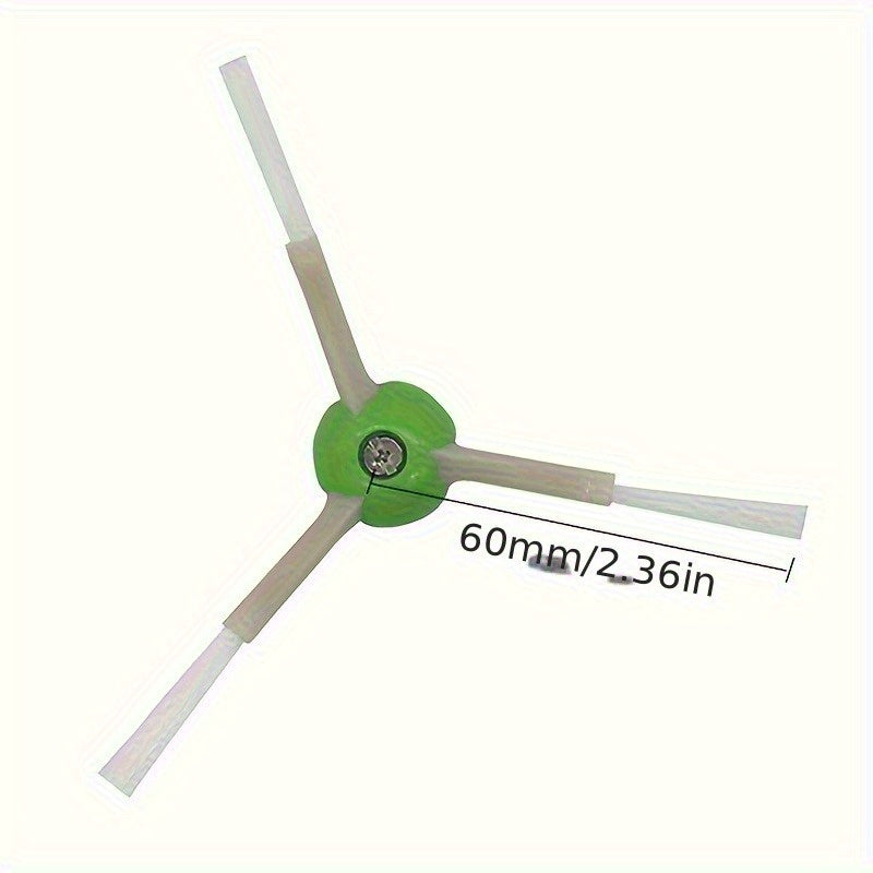 Robot changyutgich uchun 12 ta almashtiriladigan rezina rulonli cho'tkalar, 4 tomonlama dizayn