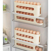 Egg Storage Box Automatic Rolling Food Grade Plastic No Battery