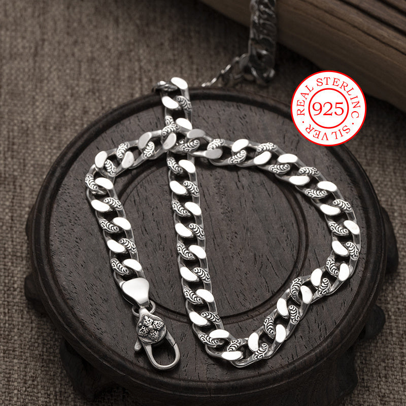 Sterling Silver Necklace for Women, Vintage Style, 925 Silver Jewelry