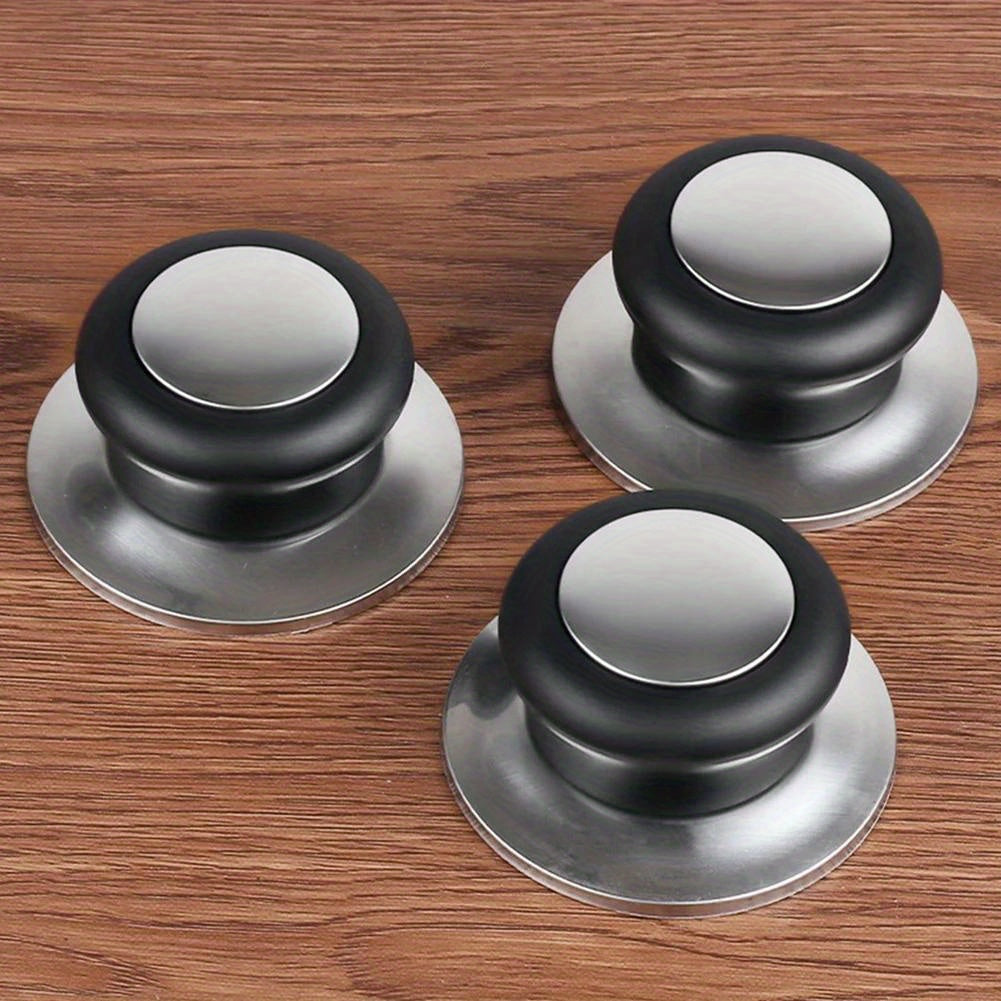 Universal Stainless Steel Cookware Lid Knob Replacement Handle 1 2 3 Pack