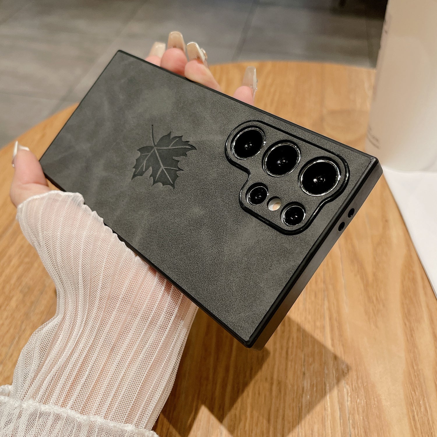 Faux Leather Phone Case for Samsung Galaxy S24 S23 Ultra S22 S21 FE Note20 Plus A34 A35 A53 A54 A55 Magnetic Wireless Charging