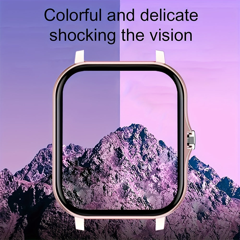 Smart Watch for Men and Women 4.65cm Wireless Calling Long Sitting Reminder USB Rechargeable