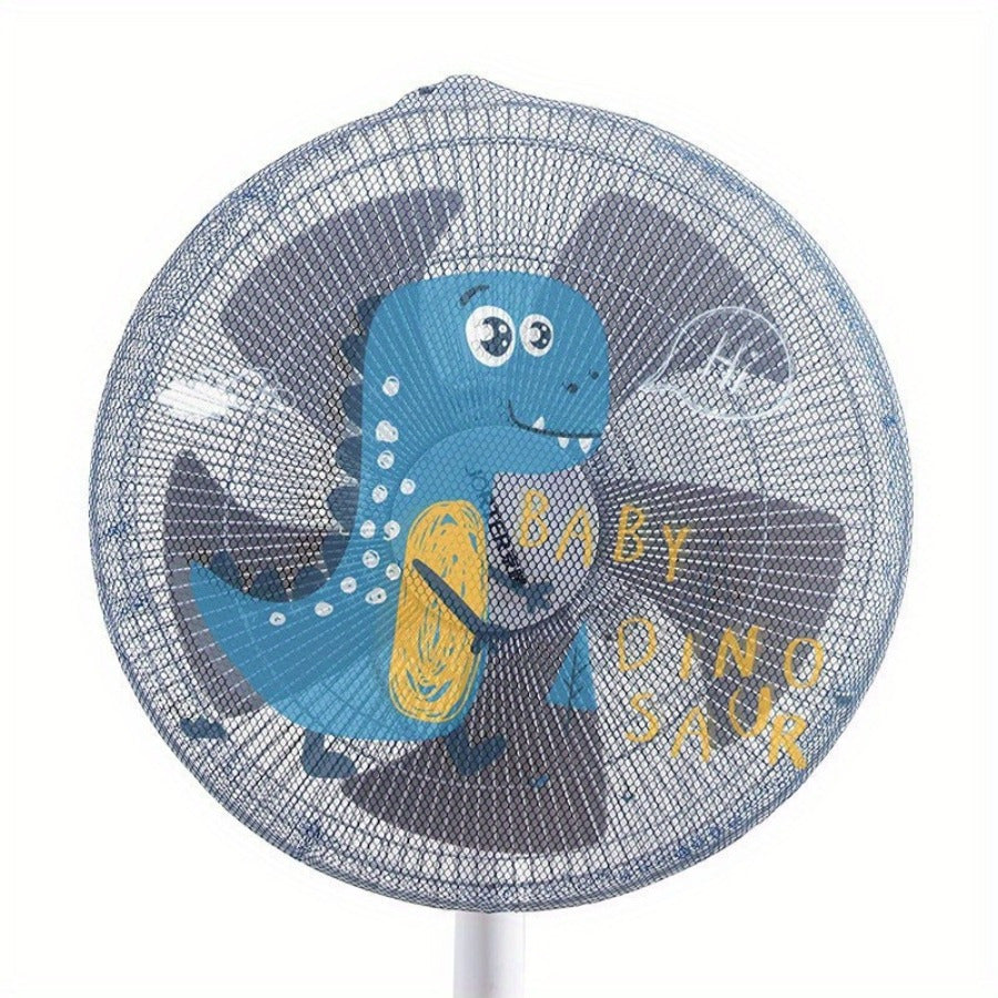 Cartoon Fan Dust Cover Mesh Guard for Round Floor Fan Safety Protection