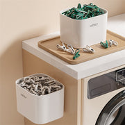 Clothespins Set with Storage Basket and Clips for Laundry and Organization 24 or 36 Pieces