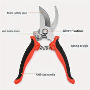 3-Piece Stainless Steel Gardening Shears Set for Pruning and Garden Maintenance