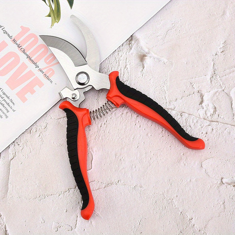 3-Piece Stainless Steel Gardening Shears Set for Pruning and Garden Maintenance