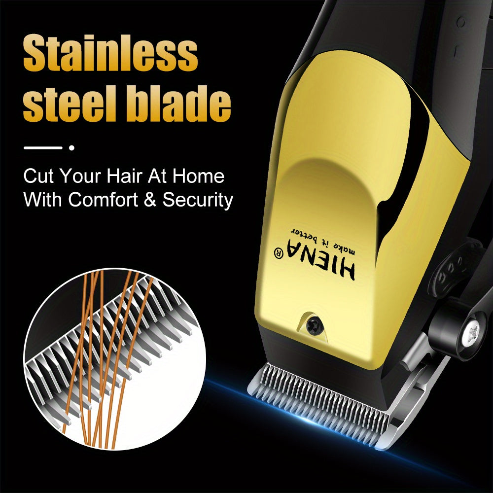 Cordless Men’s Hair Clipper Set with Beard and Nose Trimmers Rechargeable Lithium Battery