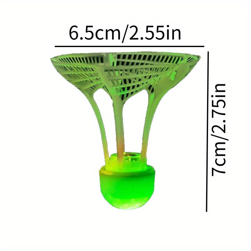 Youth Outdoor Fluorescent Windproof Badminton Balls, Durable, All Ages