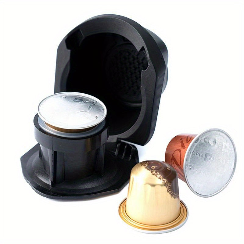 Coffee Pod Adapter Capsule Converter Black 6.4x7.8cm