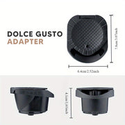 Coffee Pod Adapter Capsule Converter Black 6.4x7.8cm