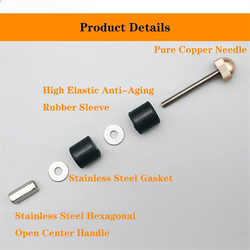 Universal Hot Melt Water Stop Pins for Pipe Clogging and Maintenance