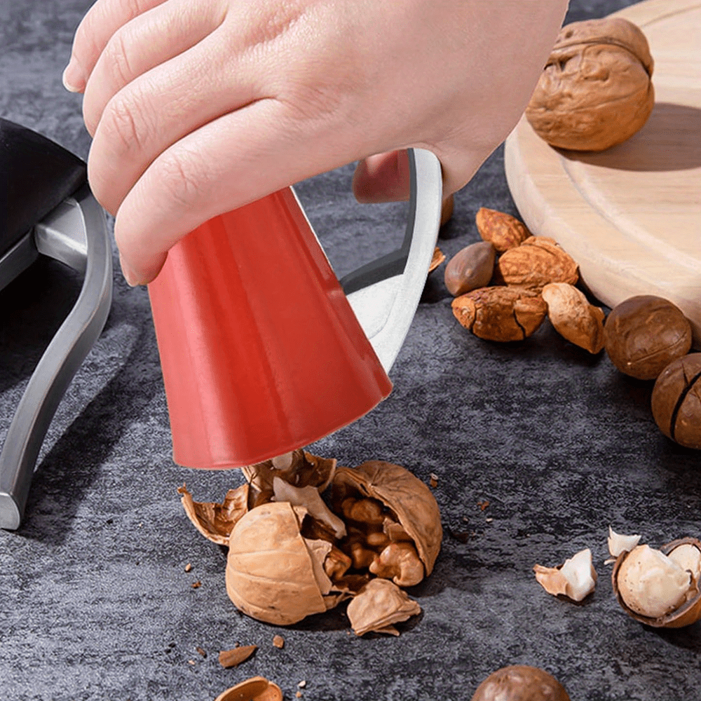 Herramienta robusta para abrir nueces con construcción de aleación, diseño sin desorden para castañas y más