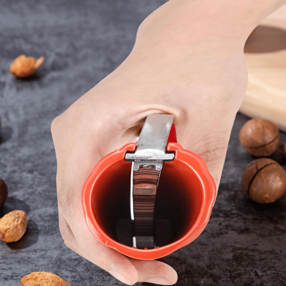 Herramienta robusta para abrir nueces con construcción de aleación, diseño sin desorden para castañas y más