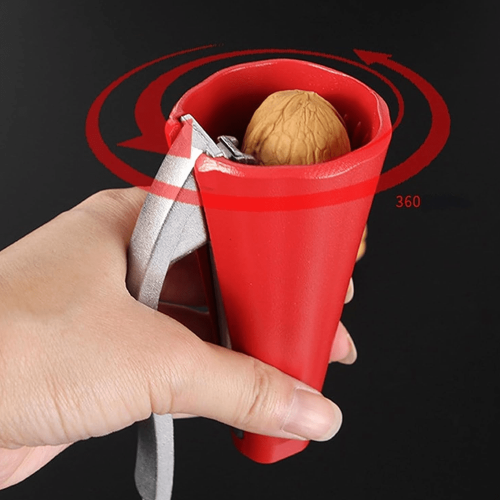 Herramienta robusta para abrir nueces con construcción de aleación, diseño sin desorden para castañas y más