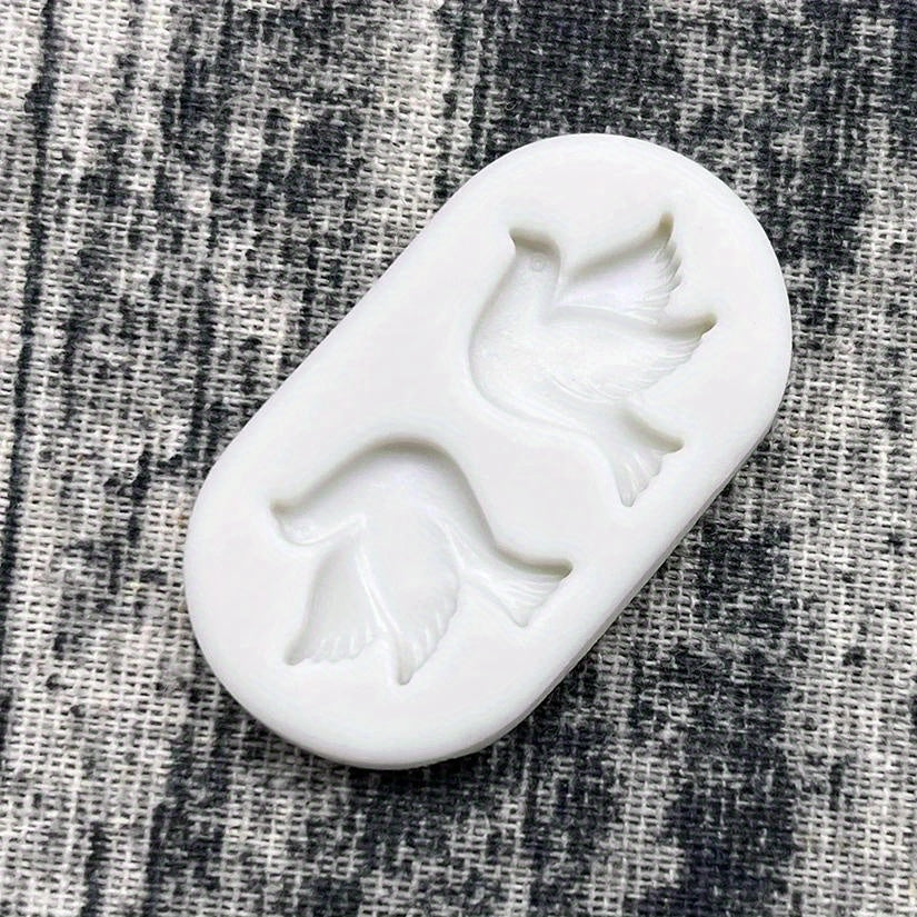 Silicone Dove Cake Mold for Fondant Chocolate Sugarcraft Easy Release