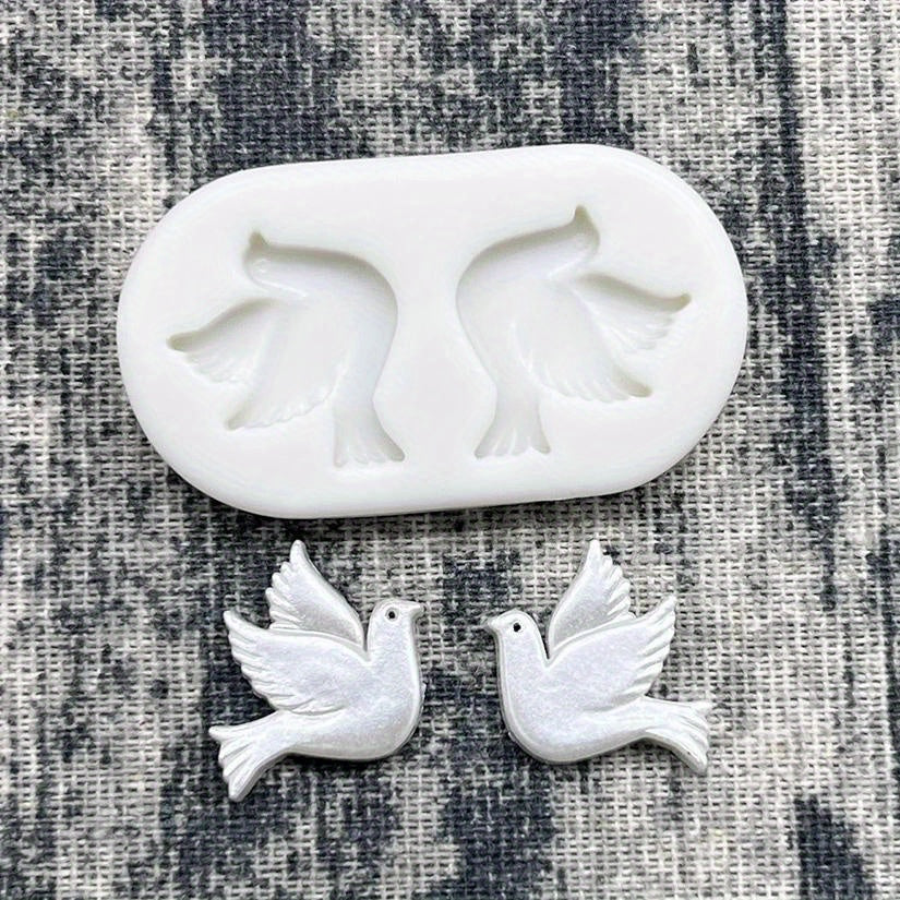 Silicone Dove Cake Mold for Fondant Chocolate Sugarcraft Easy Release