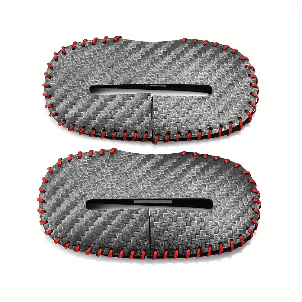 2pcs Car Seat Belt Buckle Covers Anti-Collision Noise Reduction Interior Accessories