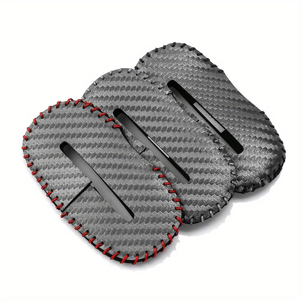 2pcs Car Seat Belt Buckle Covers Anti-Collision Noise Reduction Interior Accessories