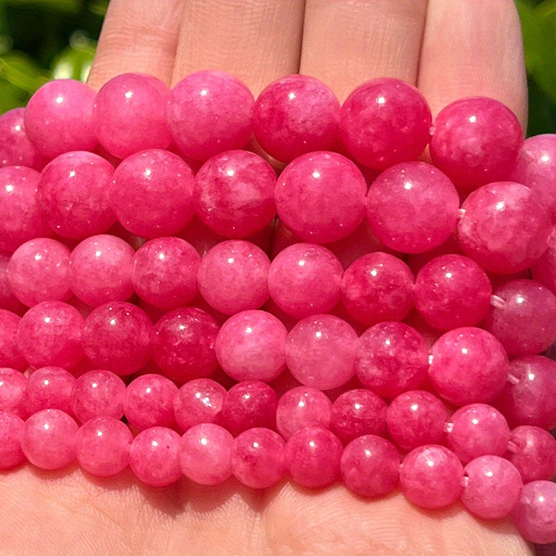Red Rhodonite Beads 6/8/10mm Natural Stone Jewelry Making Supplies 15 Inch Strand