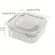 Set of 5 Food Storage Containers with Lids Leakproof Reusable Plastic for Kitchen Organizing