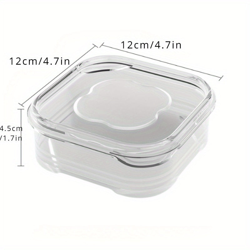 Set of 5 Food Storage Containers with Lids Leakproof Reusable Plastic for Kitchen Organizing
