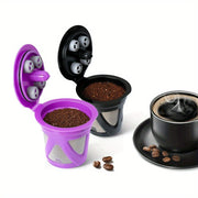 Reusable Coffee Pods for Keurig K-Supreme Plus, 5-Hole Design, Eco-Friendly