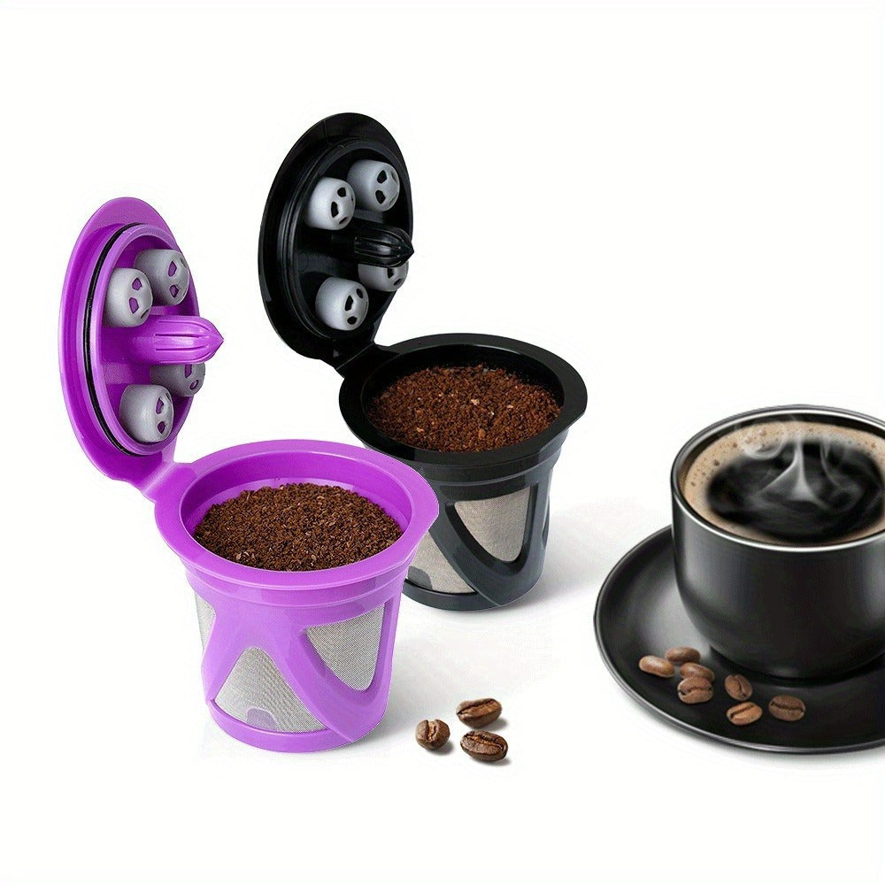 Reusable Coffee Pods for Keurig K-Supreme Plus, 5-Hole Design, Eco-Friendly