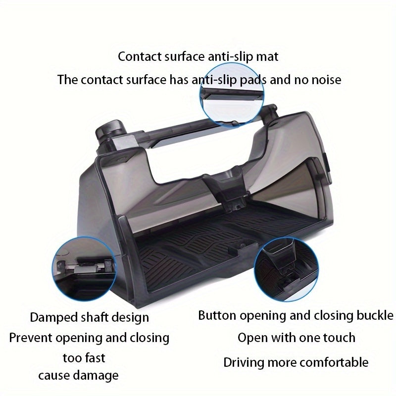 Car Interior Storage Box for Model Y and 3 Center Console Organizer Hidden Storage