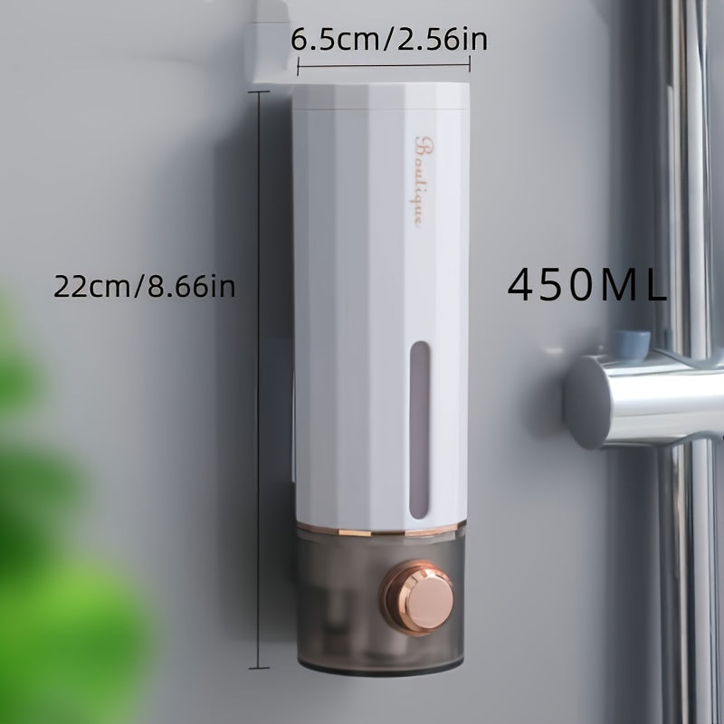 Wall-Mounted Soap Dispenser Bathroom Storage Lead-Free Plastic Gift