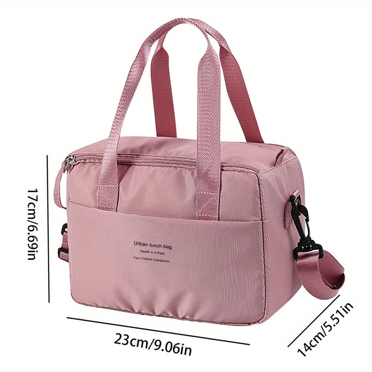 Insulated Lunch Bag Durable Oxford Cloth Portable Food Cooler for Camping Picnics