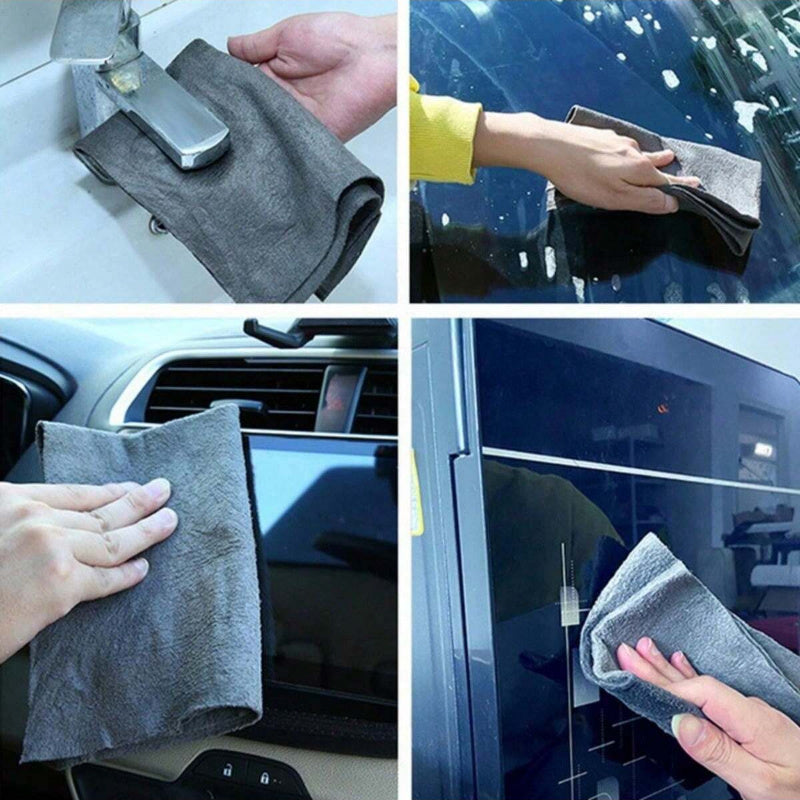 Ko'p maqsadli mikrofiber tozalash matosi derazalar, oynalar va sirtlar uchun
