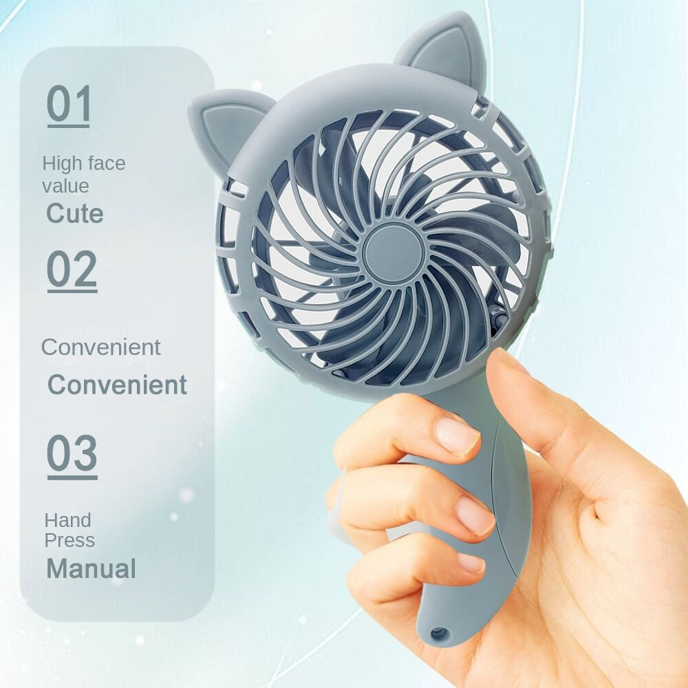 Lightweight Portable Handheld Fan for Women Summer Cooling Compact Fan