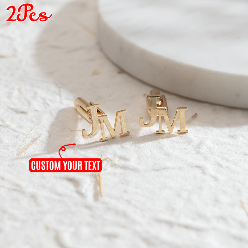 Набор из 2 запонок для женщин из нержавеющей стали для свадеб и подарков