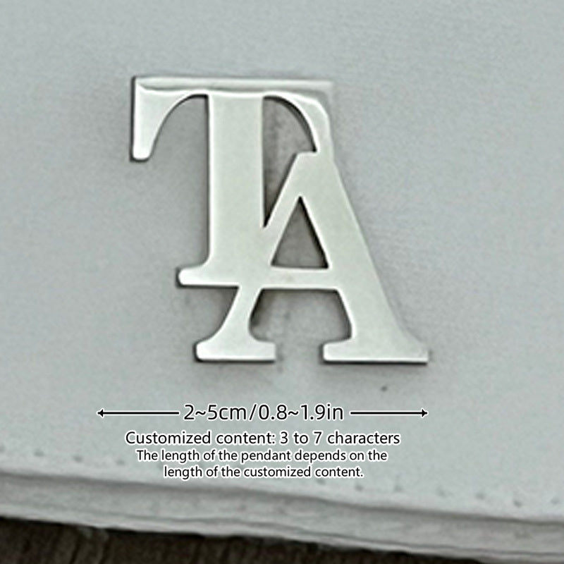 Personalized Wedding Cufflinks Set of 2 Engraved Stainless Steel Initials for Groom and Groomsmen