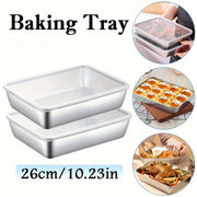 Boronli po'latdan yasalgan pishirish panosi, qopqog' bilan, yopishmaydigan, BPA-free, pishirish, qovurish va pishirish uchun