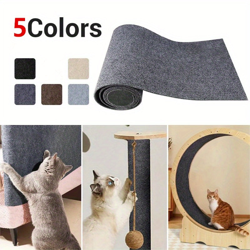 Self-Adhesive Cat Scratch Protector in 5 Colors Durable Polyester Couch Guard