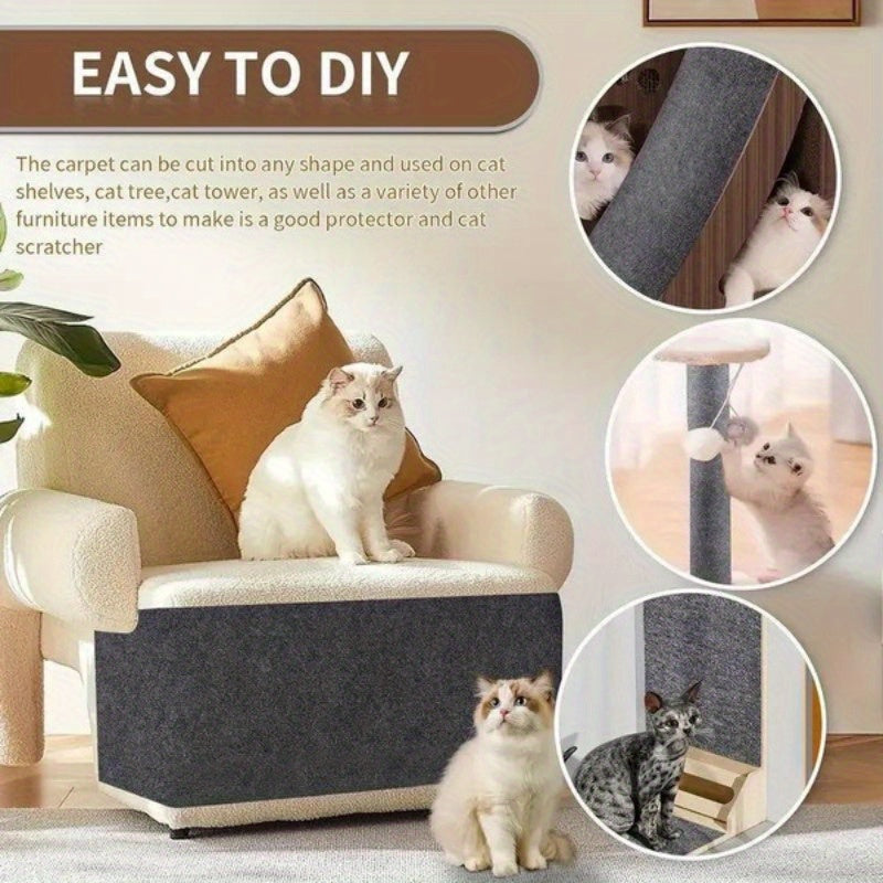 Self-Adhesive Cat Scratch Protector in 5 Colors Durable Polyester Couch Guard