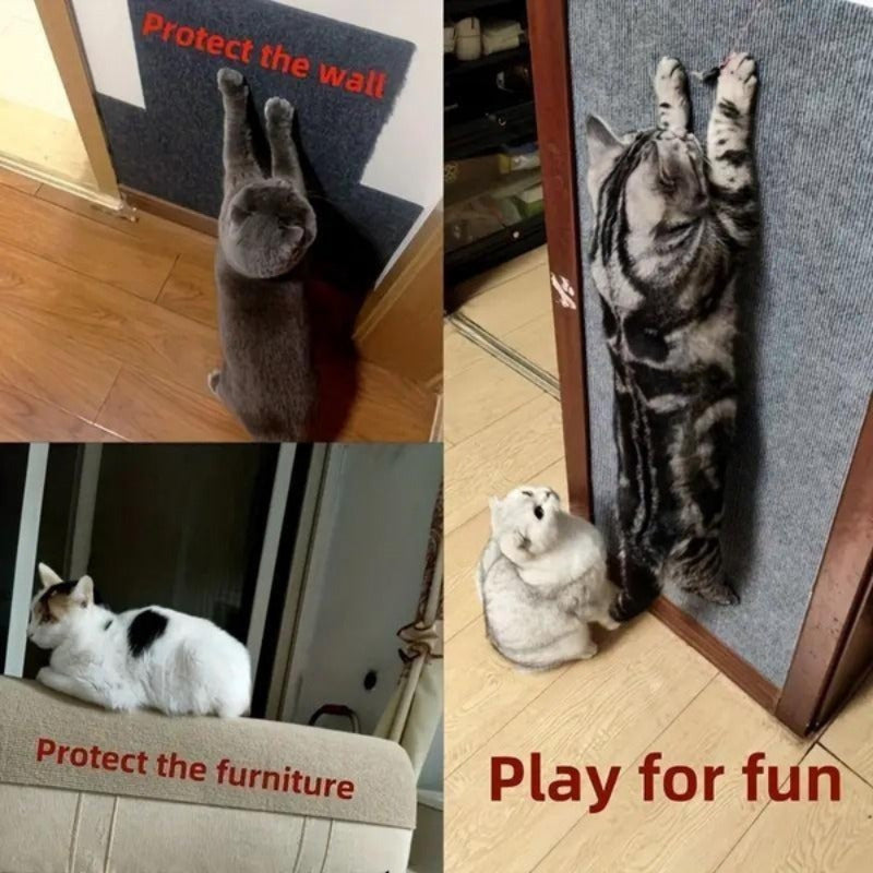 Self-Adhesive Cat Scratch Protector in 5 Colors Durable Polyester Couch Guard