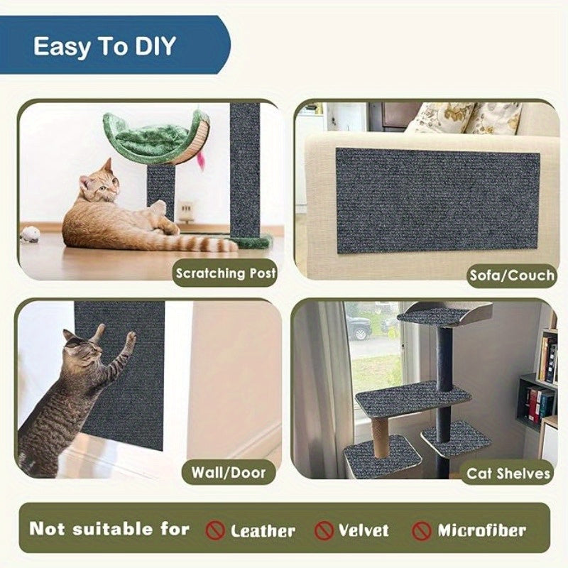 Self-Adhesive Cat Scratch Protector in 5 Colors Durable Polyester Couch Guard
