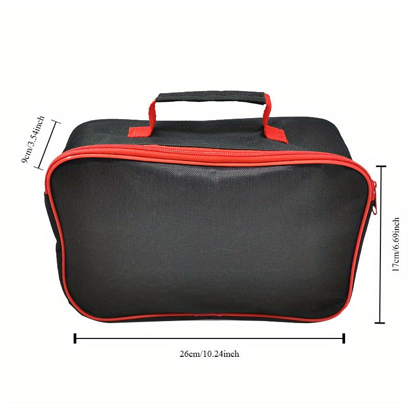 Bolsa de almacenamiento de poliéster impermeable para aspiradora de aire y organizador de herramientas para coche