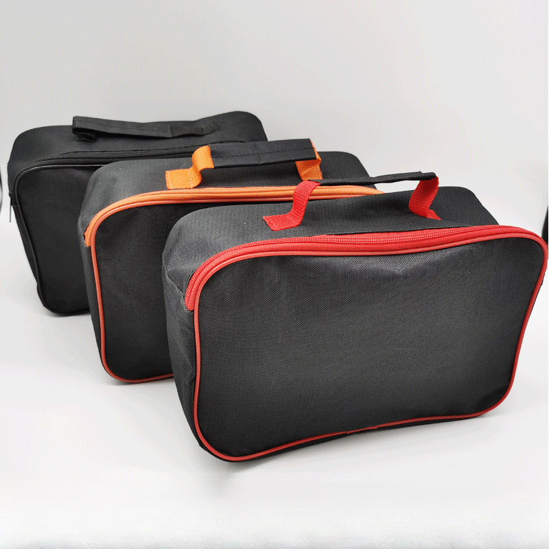 Bolsa de almacenamiento de poliéster impermeable para aspiradora de aire y organizador de herramientas para coche