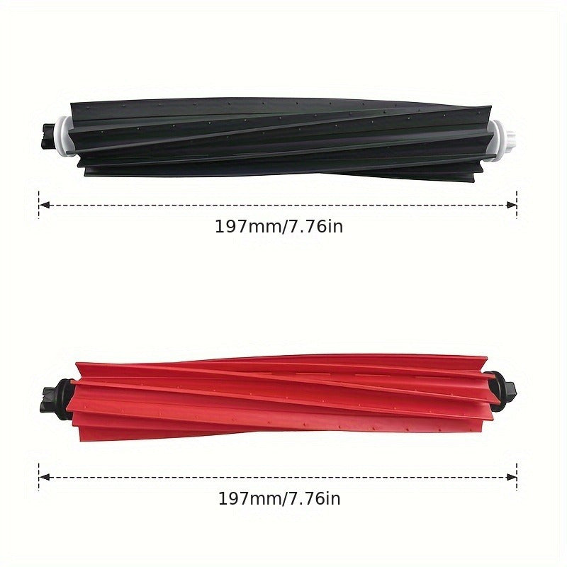 Set of 4 Dual Roller Main Brushes for Roborock S8 Vacuum Cleaners